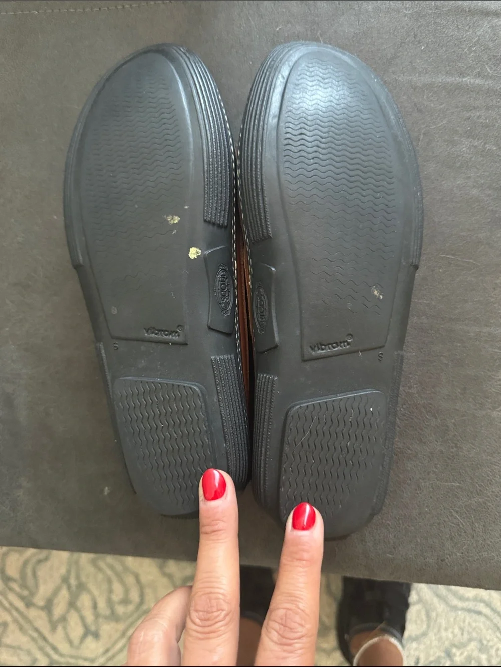 Tod's Vintage Tan Leather Penny Loafers with Vibram Soles